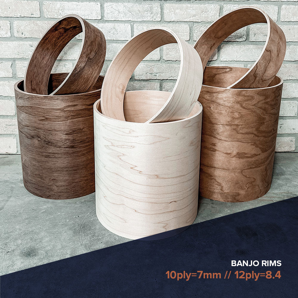 True Series Banjo Rims [Maple Banjo Rims | 10-ply] – Nordic Shells Store