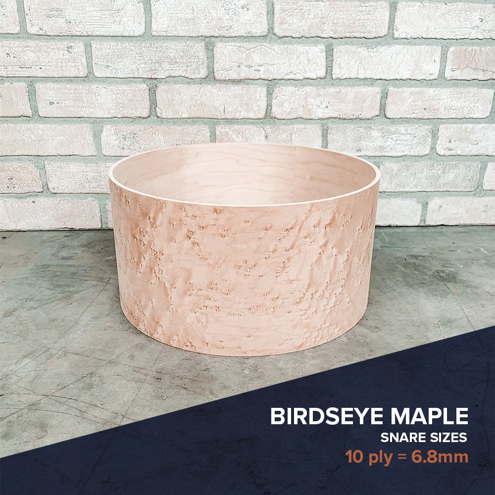 DIY Snare Kit Series [Birdseye Maple | 10-Ply]