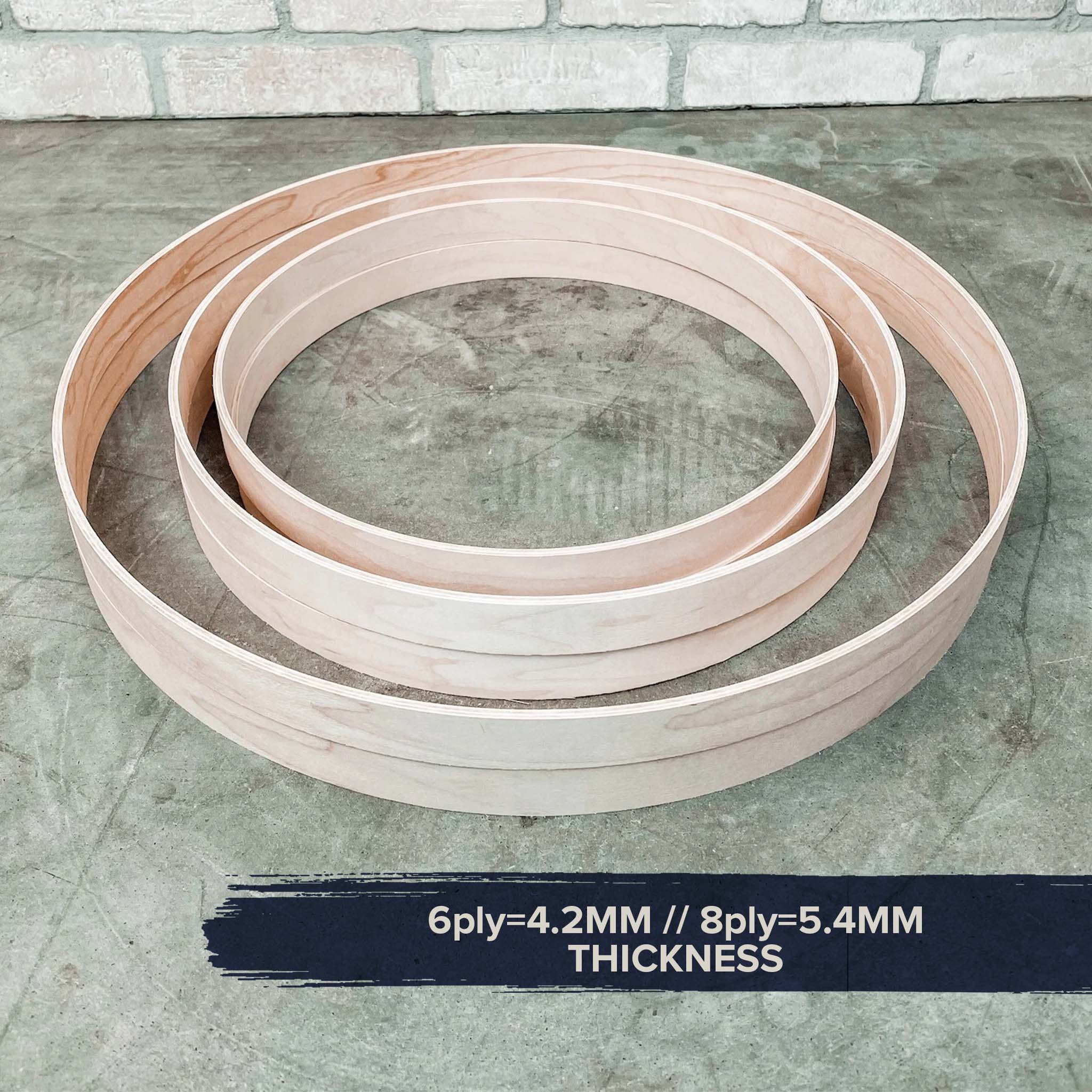 True Series Support Rings [Maple Support Rings | 8-ply]